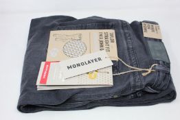 A pair of as new John Doe Taylor Mono black jeans (W36/L32 - RRP £150).