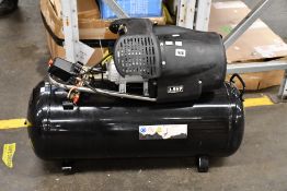 A pre-owned Panana 100L 3.5Hp air compressor (LXH-2065-100L).