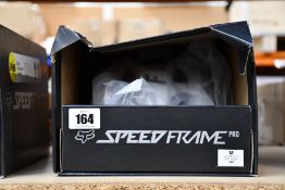 An as new Fox Speedframe Pro Mountain Bike Helmet in white (M).