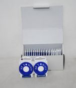 Fifteen boxes of 10 RF 3 Black cerumen filter for hearing aids.