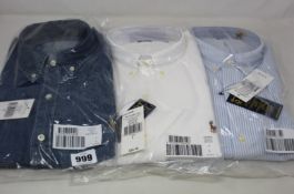 Three as new Ralph Lauren shirts (All L - RRP £95, £105, £115).
