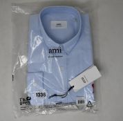 An as new Alexandre Mattiussi Ami Oxford blue shirt (T41 - RRP £160).