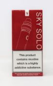 OVER 18s ONLY - Five Boxed as new Vaporesso Sky Solo elecronic cigarette kits in black.
