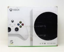 A boxed as new Microsoft Xbox Series S 512GB All Digital Console (P/N: RRS-00007 M/N: 1883) (Box