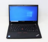 A boxed pre-owned Lenovo ThinkPad T490 14
