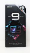 A boxed as new GoPro HERO9 Black 5K UHD Action Camera Bundle (Packaging sealed).