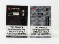 OVER 18s ONLY - Four boxed as new Totally Wicked Arc Palm electronic cigarette kits. (2x black, 2x