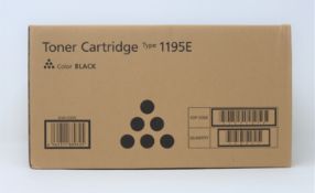 Three boxed as new Ricoh 431147 Black Toner Cartridges (EXP 20/02/24) (Some damage to outer box).
