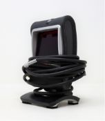 A pre-owned Honeywell Genesis 7580G-2 1D 2D USB Presentation Barcode Scanner.