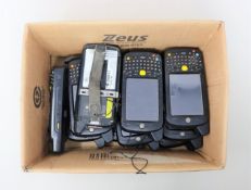 Ten pre-owned Motorola MC659B-PDOBAA00100 Hand Held Computer/Barcode Scanners (No batteries