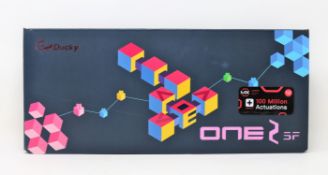 A boxed as new Ducky One2 SF 65% RGB Backlit Brown Cherry MX Switch Mechanical Gaming Keyboard (