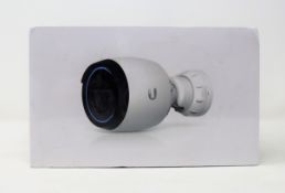 A boxed as new Ubiquiti Networks UVC-G4-PRO IP Surveillance Camera (Box sealed, some damage to