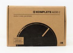 A boxed as new Native Instruments Komplete Audio 2 Two-Channel Audio Interface (P/N: NI-26148) (