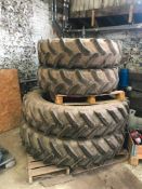 Set of Row Crop Wheels