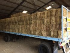 132 Flat 8 Bales only Meadow Hay in a barn on a trailer. L. Radford Esq., Geaves Farm, PE27 5HG