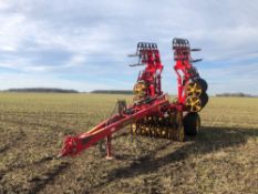 2013 Vaderstad Rexius Twin 450 press, hydraulic folding. Serial No: RST0000975. NB Manual
