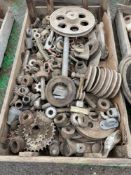Quantity miscellaneous gear and pulley spares