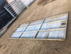 12ft galvanised door