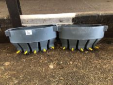 2No 5 calf milk feeders