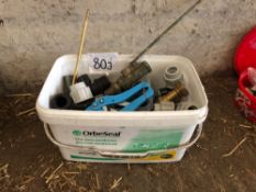 Quantity of water fittings