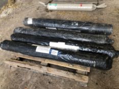 4No. Rolls of Silage sheeting clear plastic