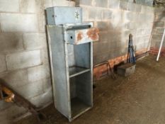 Galvanised water trough