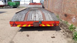 Step Frame 40ft Flat Trailer
