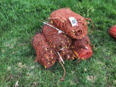 Quantity rabbit netting, as seen