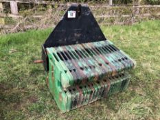 Linkage mounted John Deere wafer weight block 20 x 50kg
