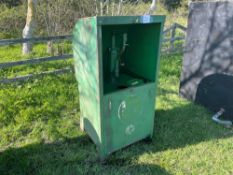 Castrol oil tank with pump