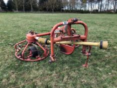 PZ Zweegers Haybob 300 linkage mounted rake/tedder. Serial No: TH205103