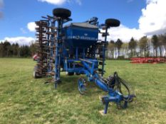 2008 Kockerling Triathlon 600 6m hydraulic folding tine drill with rear press rings. Serial No: 2078
