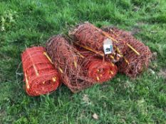 Quantity rabbit netting, as seen