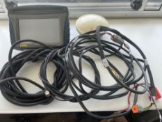 Trimble FM750 screen with variable rate and intermediate accuracy unlocks with cables and AG25 GPS a