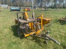 2001 Technorton TR270 trailed saw bench with diesel engine. Serial No: 5052 NB: Comes with manual