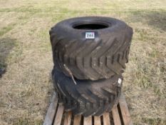 Pair New Terra 38x20.00-16.1 tyres