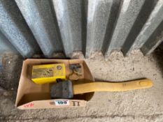 Steering wheel and hitch lock