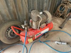 Clarke Hunter Air 50 compressor. Serial No: 50125