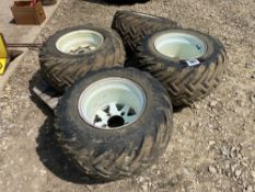 Set Goodyear 31x1550-15LT wheels and tyres