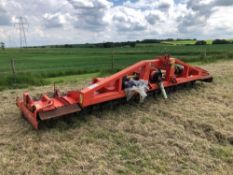 2000 Kuhn HR6003D 6m fixed power harrow and rear crumbler, PTO driven. Serial No: A0452 NB: Manual i