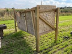 Wooden hopper extension