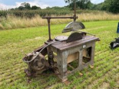 AA Dalton Ltd war department saw bench