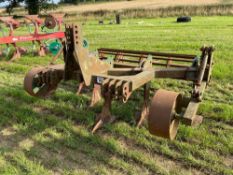 Cousins V Form 5 leg soil loosener with rear crumbler and depth wheels