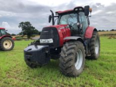 2016 Case Puma 165 50kph Powershift 4wd tractor, cab suspension, 4 electric spools, air brakes with