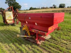 KRM Bogballe DZ Trend 24m twin disc fertiliser spreader with hopper extensions. Serial No: 8063-707