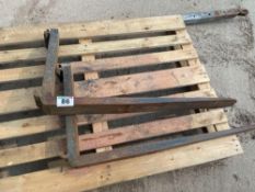 Pair pallet tines to suit Merlo materials handler