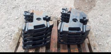 10 No. New Holland 40kg Weights