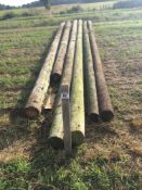 Qty of telegraph poles NO VAT