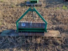 Massey Ferguson front weight and homemade frame c/w 14 x 45kg wafer weights