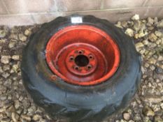 Dunlop 12.0-19 wheel and tyre